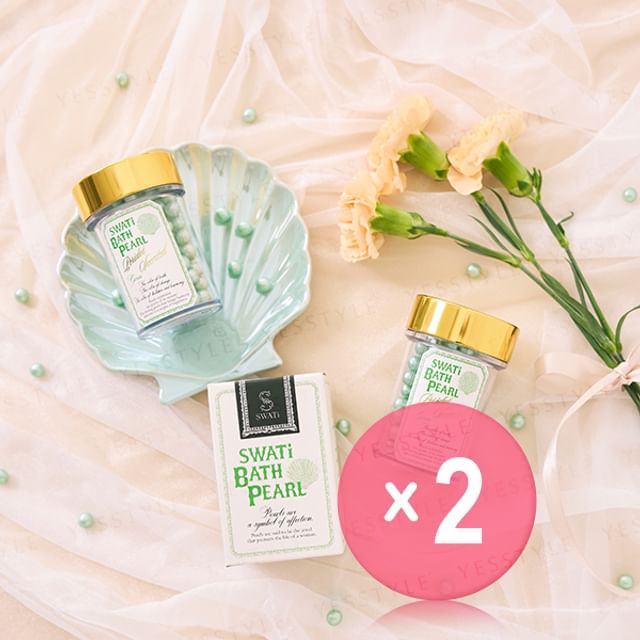 SWATi-Bath Pearl Green M 2pcs Bundle Set