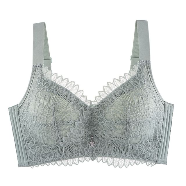 Sweet Lavendra-90B - 115E Plus Size Lace Bra Top