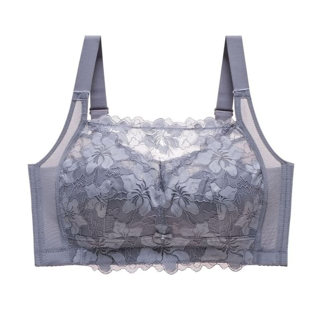 Sweet Lavendra-90C - 105E Plus Size Lace Bra