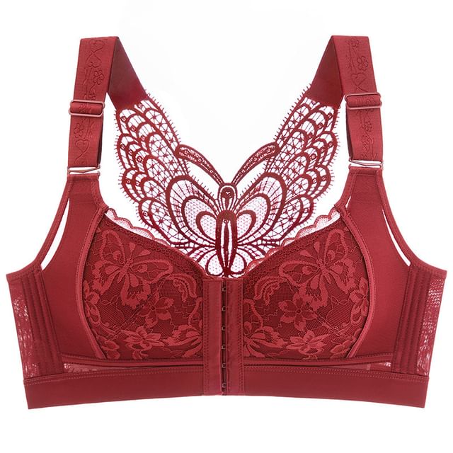 Sweet Lavendra-90C - 120E Plus Size Lace Bra