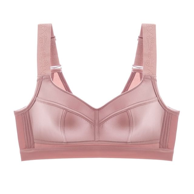 Sweet Lavendra-90C - 120E Plus Size Seamless Full Cup Bra