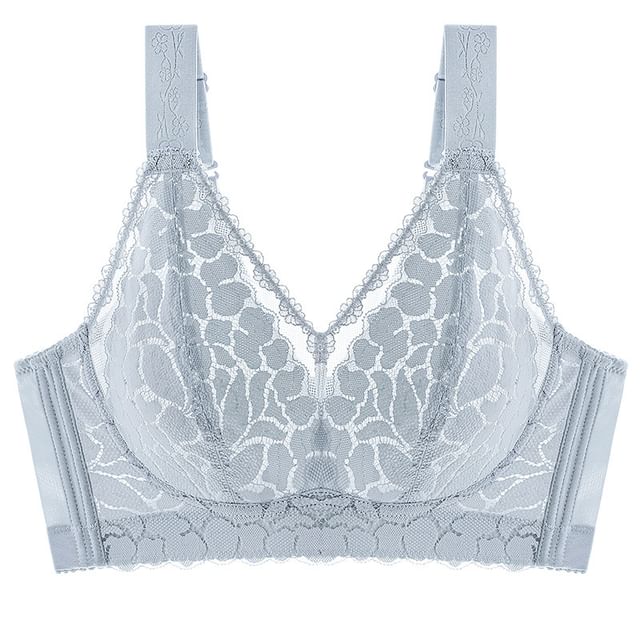 Sweet Lavendra-90C - 120G Plus Size Lace Bra