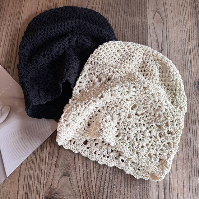 TAAK-Crochet Plain Beanie