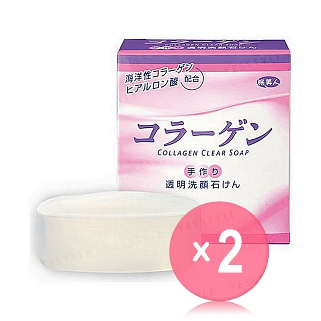 Tabibijin-Collagen Clear Soap 2pcs Bundle Set