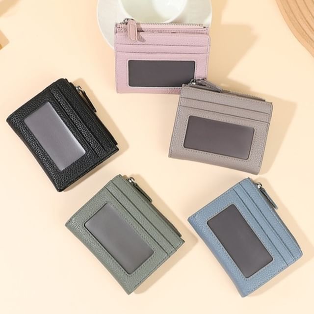 tablarosa-Faux Leather Card Holder