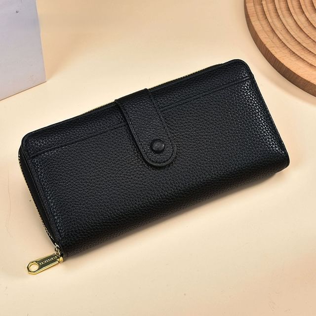 tablarosa-Faux Leather Long Wallet