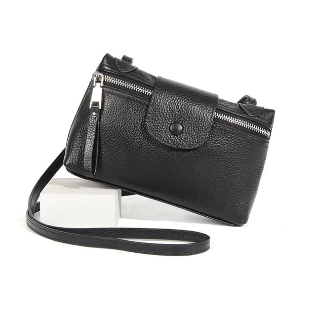 tablarosa-Genuine Leather Mini Crossbody Bag