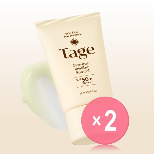 Tage-Cica-Tree Invisible Sun Gel Żel przeciwsłoneczny zestaw 2 sztuk