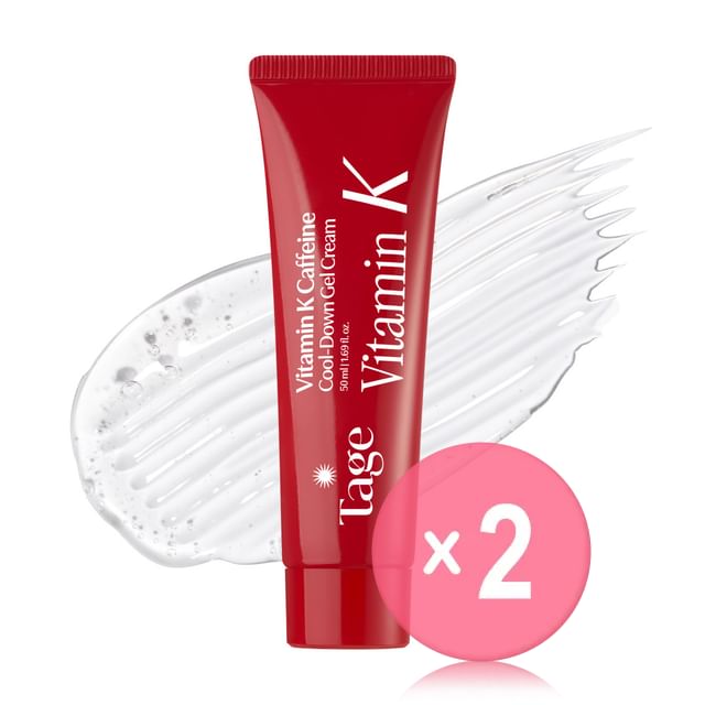 Tage-Vitamin K Caffeine Cool-Down Gel Cream 2pcs Bundle Set