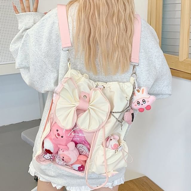 TangTangBags-Nylon PVC Pocket Multiway Backpack