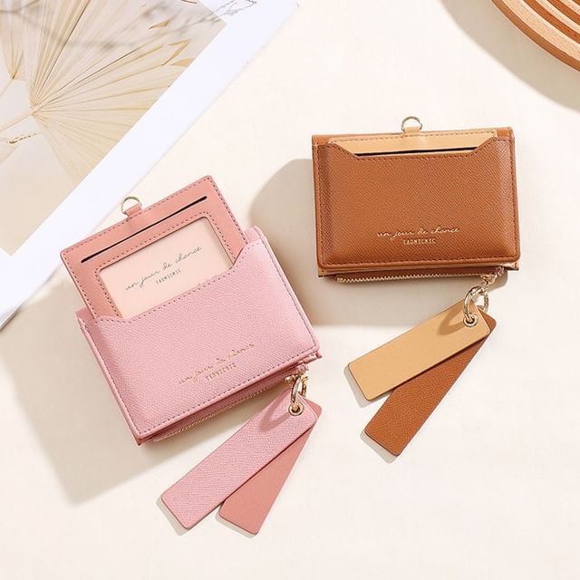 Taomicmic-Faux Leather Bifold Short Wallet