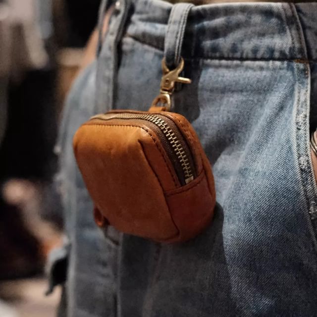 Taomicmic-Faux Leather Coin Pouch
