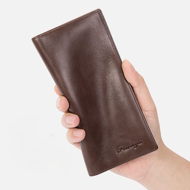 Taomicmic-Faux Leather Long Wallet