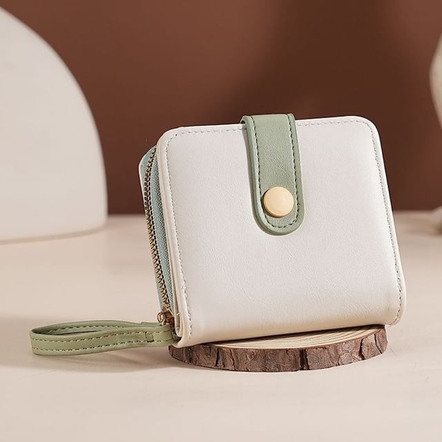 Taomicmic-Two Tone Zip Wallet