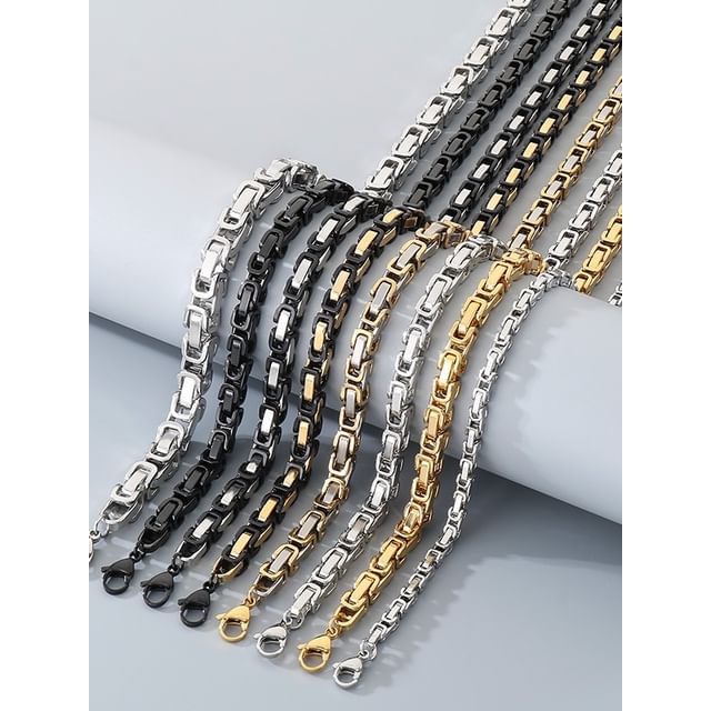 Tenri-Metal Chain Necklace