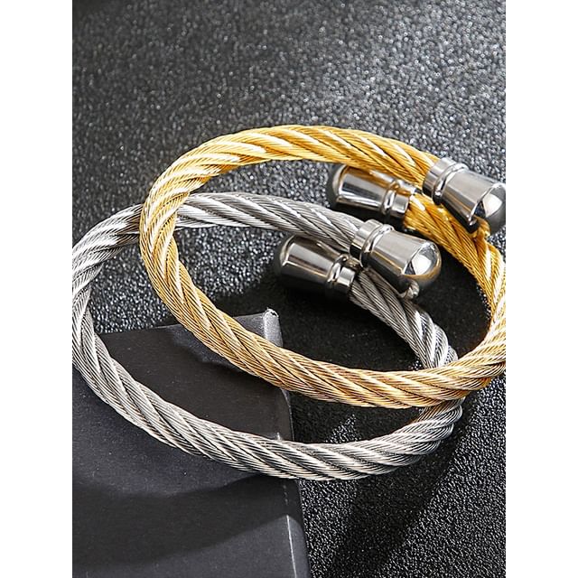 Tenri-Twist Metal Bangle
