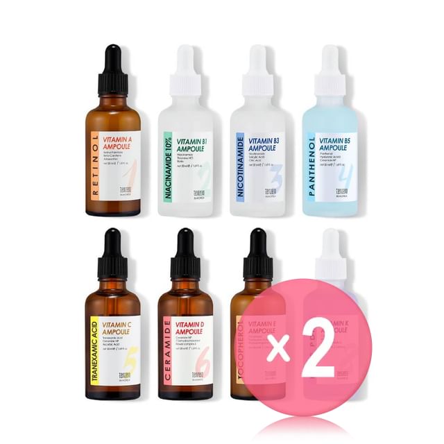 TENZERO-Ampoule - 8 Types 2pcs Bundle Set