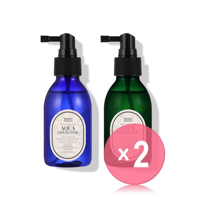 TENZERO-Anti-Hair Loss Cooling Tonic - 2 Types 2pcs Bundle Set