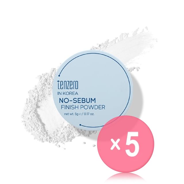 TENZERO-No-Sebum Finish Powder 5pcs Bundle Set