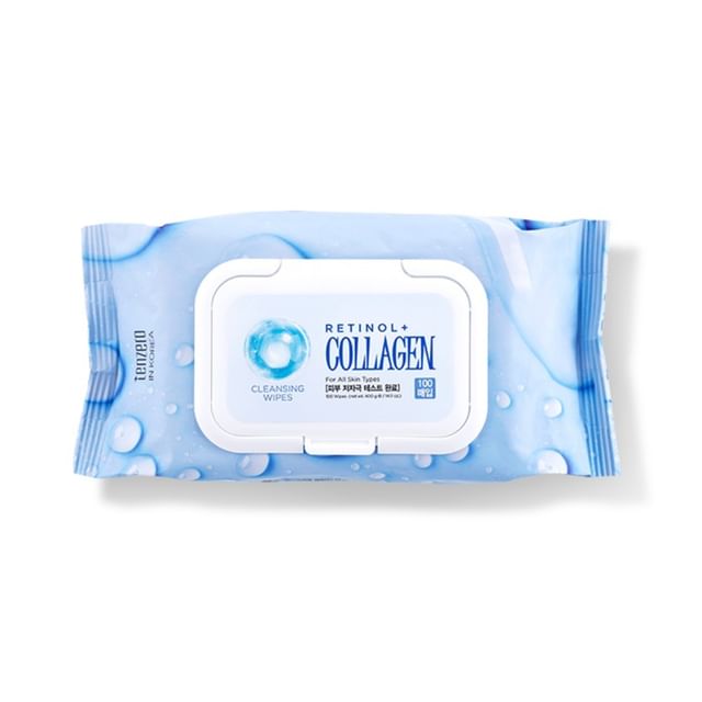 TENZERO-Retinol Collagen Cleansing Wipes Jumbo