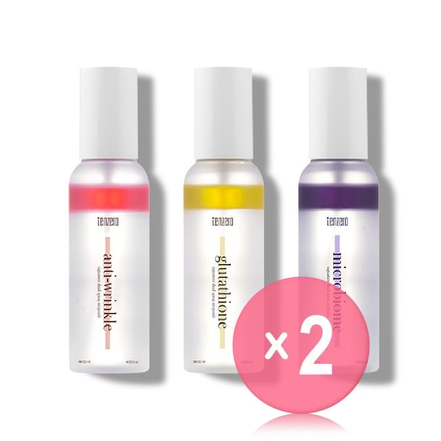TENZERO-Signature Dual Spray Ampoule - 3 Types 2pcs Bundle Set