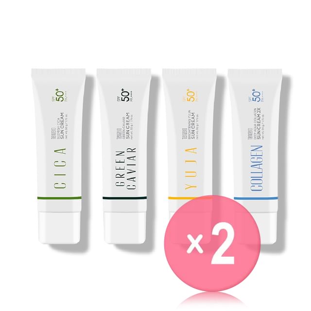 TENZERO-Sun Cream - 4 Types 2pcs Bundle Set