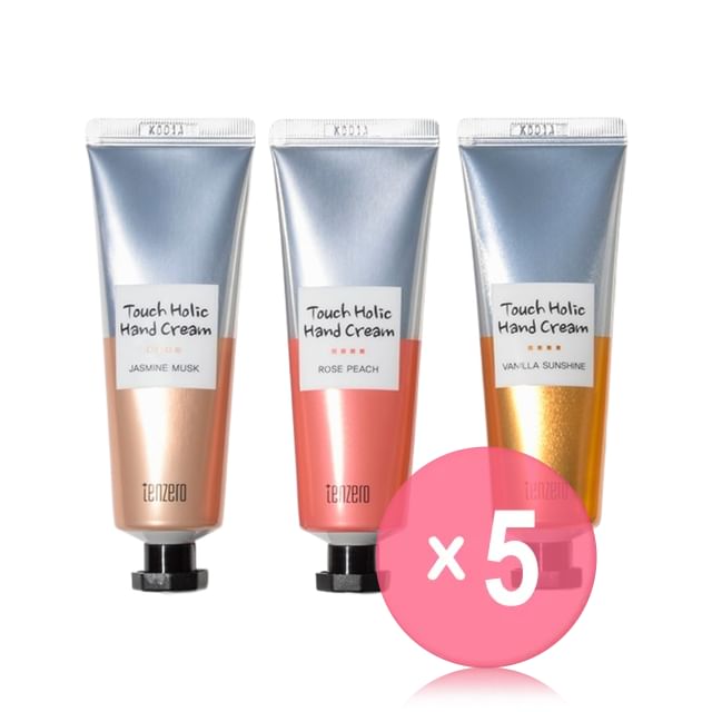 TENZERO-Touch Holic Hand Cream - 3 Types 5pcs Bundle Set