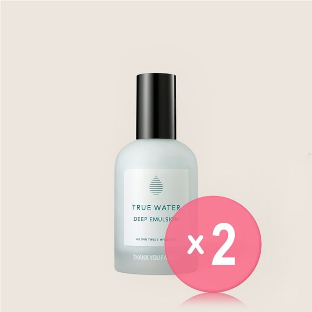 THANK YOU FARMER-True Water Deep Emulsion 130ml 2pcs Bundle Set