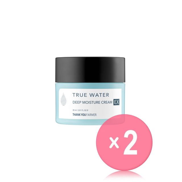 THANK YOU FARMER-True Water Deep Moisture Cream EX 2pcs Bundle Set