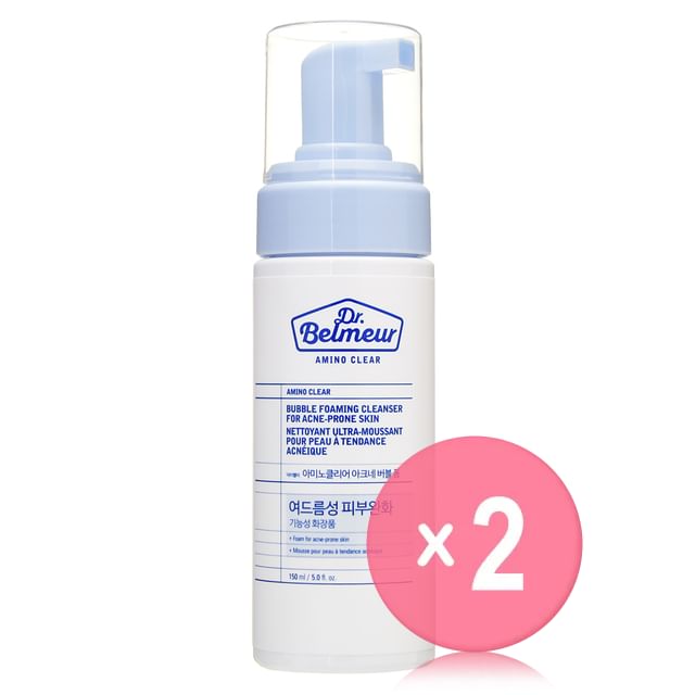 THE FACE SHOP-Dr Belmeur Amino Bubble Foaming Cleanser 2pcs Bundle Set