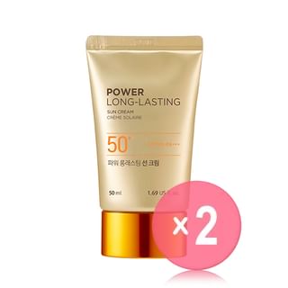 THE FACE SHOP-Power Long-Lasting Sun Cream 2pcs Bundle Set