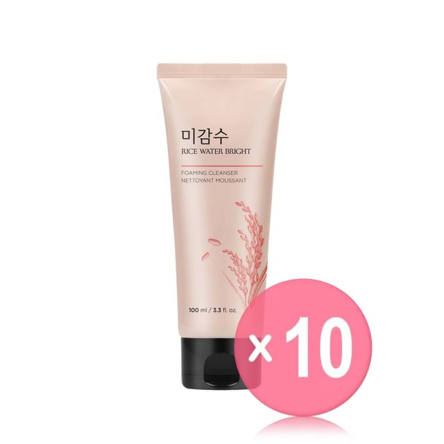 THE FACE SHOP-Rice Water Bright Foaming Cleanser Mini 10pcs Bundle Set
