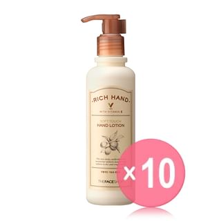 THE FACE SHOP-Rich Hand V Soft Touch Hand Lotion 10pcs Bundle Set