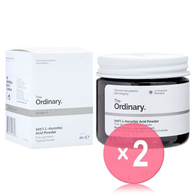 The Ordinary-100 L-Ascorbic Acid Powder 2pcs Bundle Set
