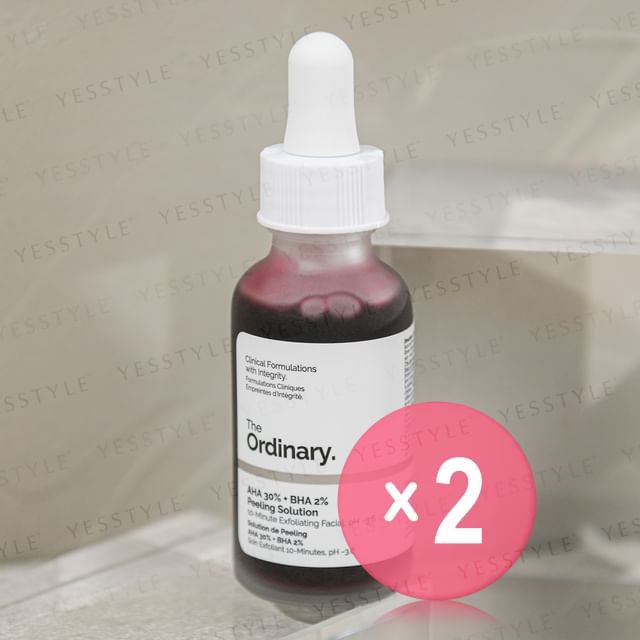 The Ordinary-AHA 30 BHA 2 Peeling Solution 2pcs Bundle Set