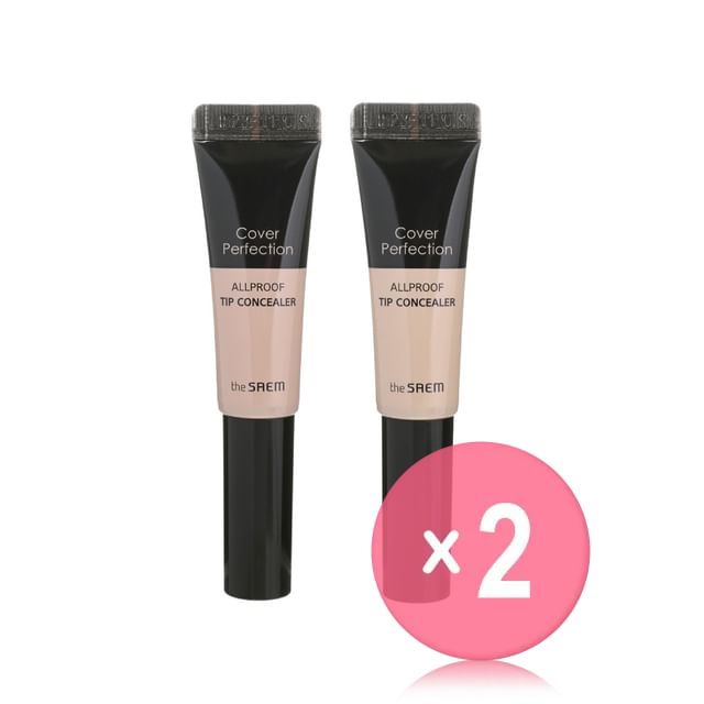 The Saem-Cover Perfection Allproof Tip Concealer - 2 Colors 2pcs Bundle Set