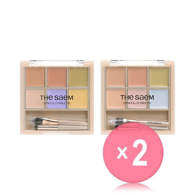 The Saem-Cover Perfection Concealer Palette - 2 Colors 2pcs Bundle Set