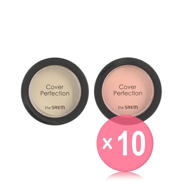 The Saem-Cover Perfection Pot Concealer - 2 Colors 10pcs Bundle Set