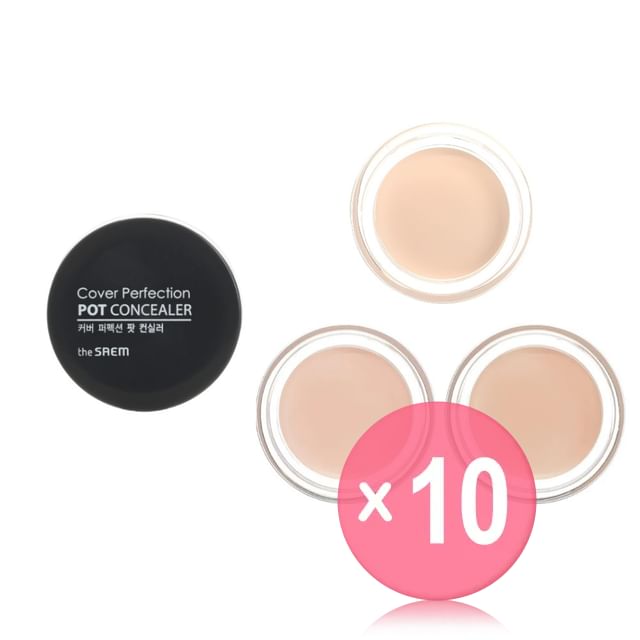 The Saem-Cover Perfection Pot Concealer - 3 Colors 10pcs Bundle Set