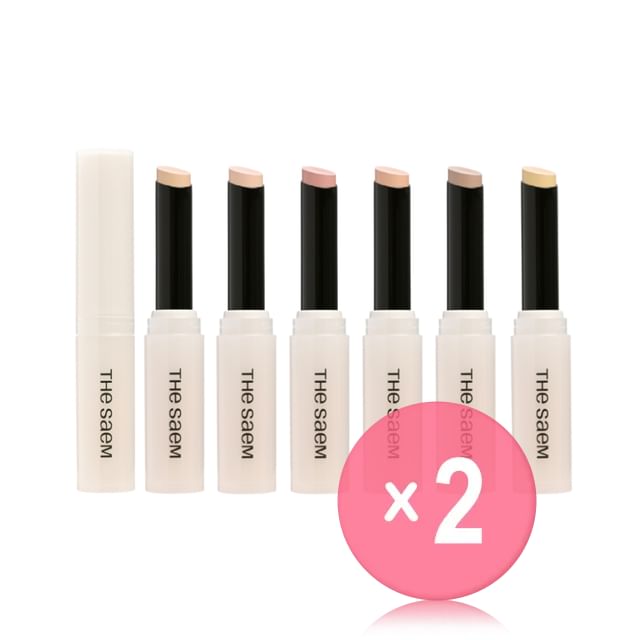 The Saem-Cover Perfection Stick Concealer - 6 Colors 2pcs Bundle Set