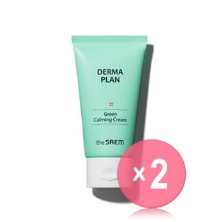 The Saem-Derma Plan Green Calming Cream 2pcs Bundle Set