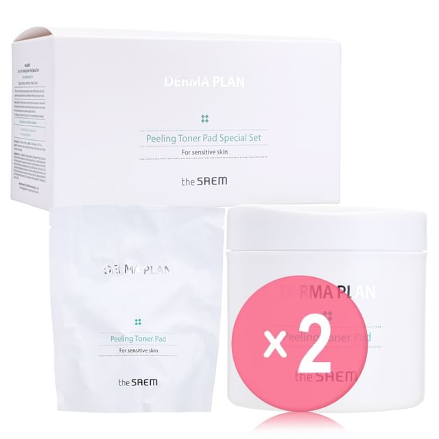 The Saem-Derma Plan Peeling Toner Pad Special Set 2pcs Bundle Set