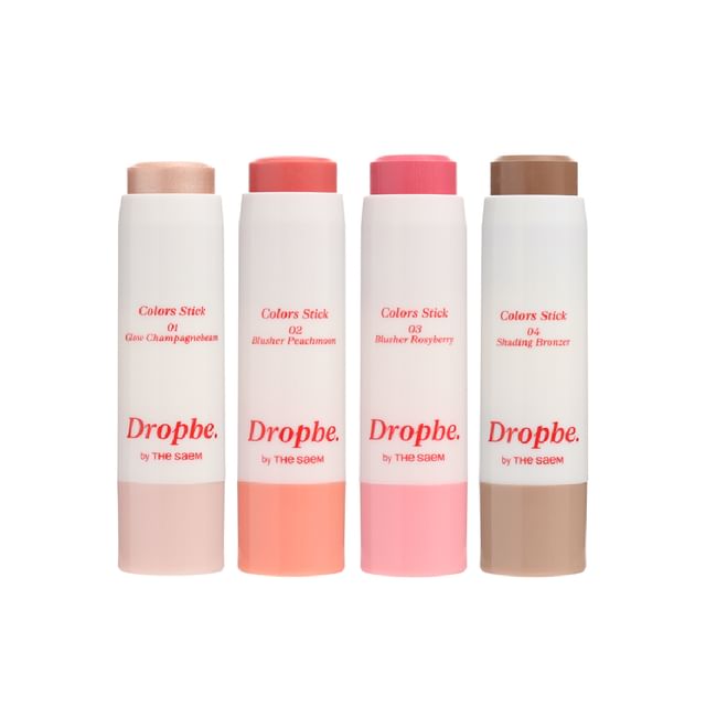 The Saem-Dropbe Colors Stick - Bastão de Cor - 4 Cores