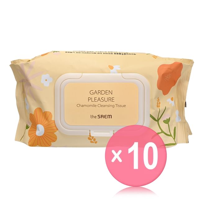 The Saem-Garden Pleasure Chamomile Cleansing Tissue 10pcs Bundle Set