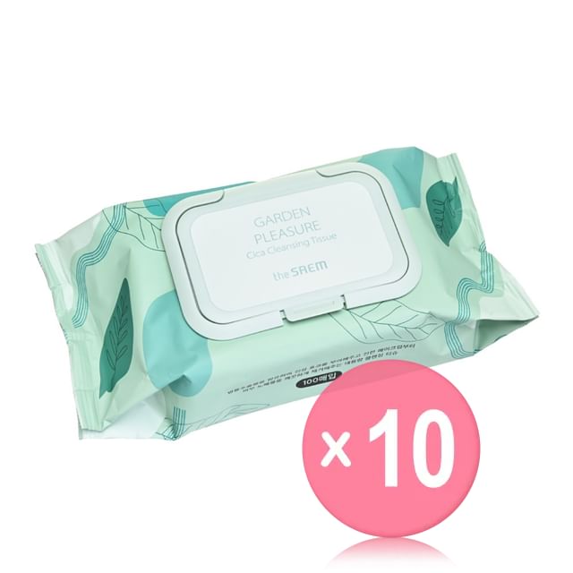 The Saem-Garden Pleasure Cica Cleansing Tissue 10pcs Bundle Set