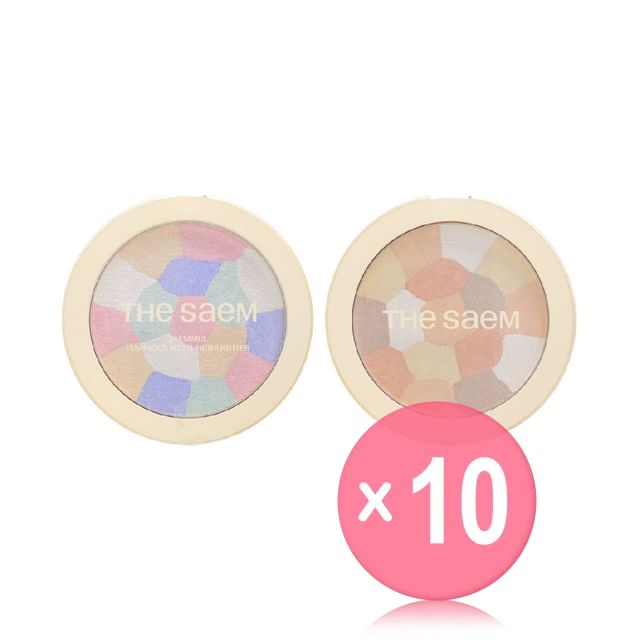 The Saem-Saemmul Luminous Multi Highlighter - 2 Colors 10pcs Bundle Set