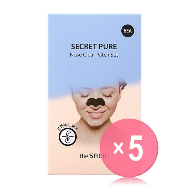 The Saem-Secret Pure Nose Clear Patch Set 5pcs Bundle Set