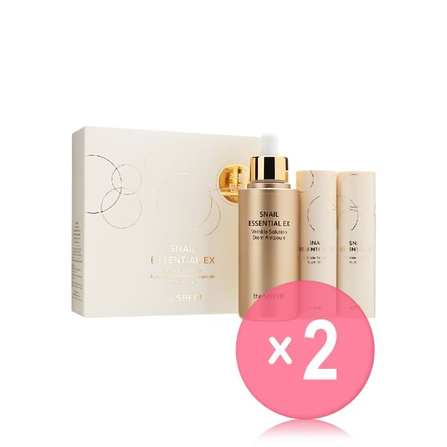 The Saem-Snail Essential EX Wrinkle Solution Multi Stick Stem Ampoule Limited Set 2pcs Bundle Set