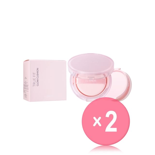 The Saem-True Fit Glow Cushion Set 2pcs Bundle Set