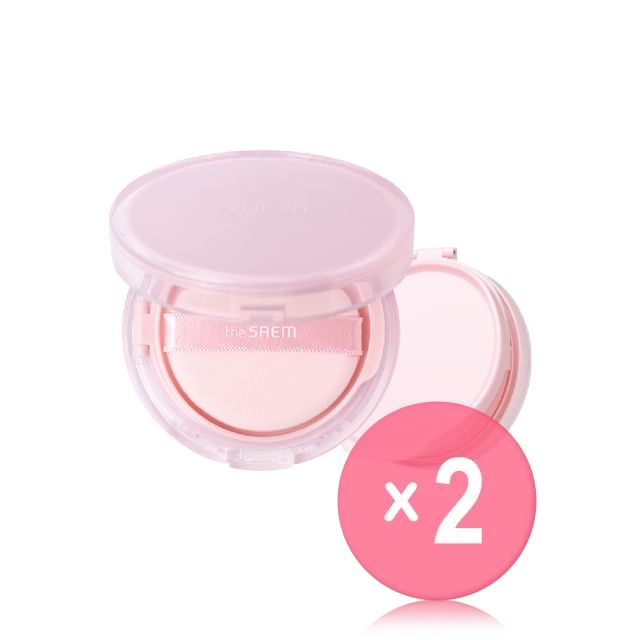 The Saem-True Fit Glow Cushion Set 2pcs Bundle Set